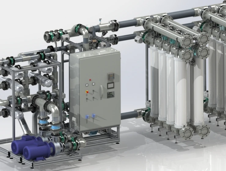 Machine traitement des eaux