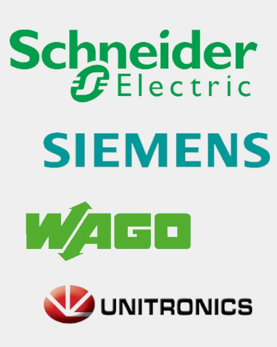 Marques automatismes Schneider Electric Siemens Wago Unitronics