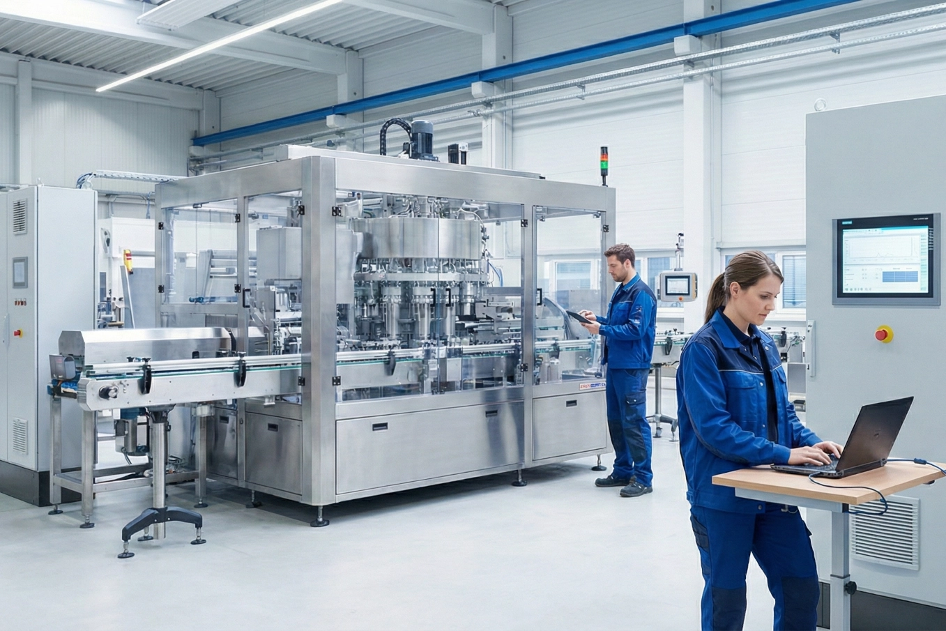 Mise en service industriel installation