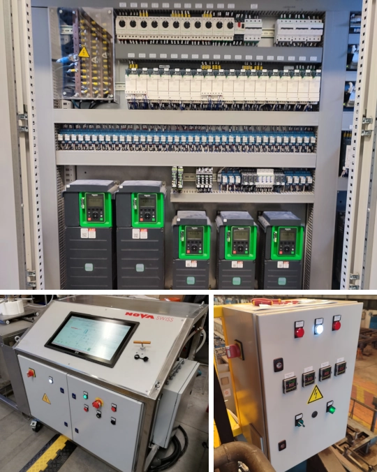 Armoire électrique coffret pupitre opérateur