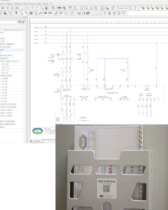 Schémas électriques QR code